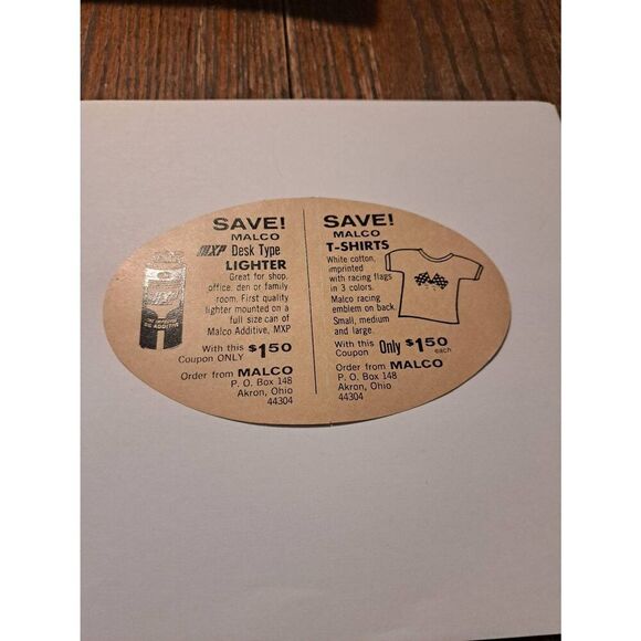 Vintage Original RARE 60s Malco MXP Akron Ohio Hot Rod Rat Rod Car Sticker Decal - Picture 5 of 5